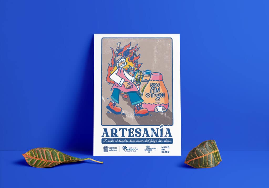 poster artesano mock